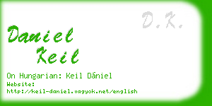 daniel keil business card